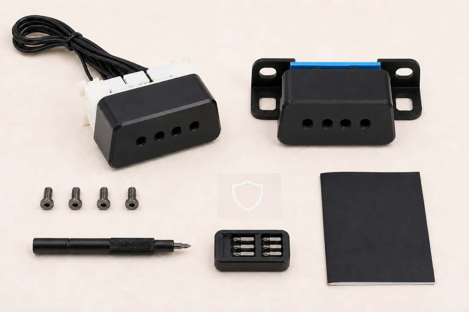 Illustrative AXLEWARD campaign render of the proposed OBD GUARD kit